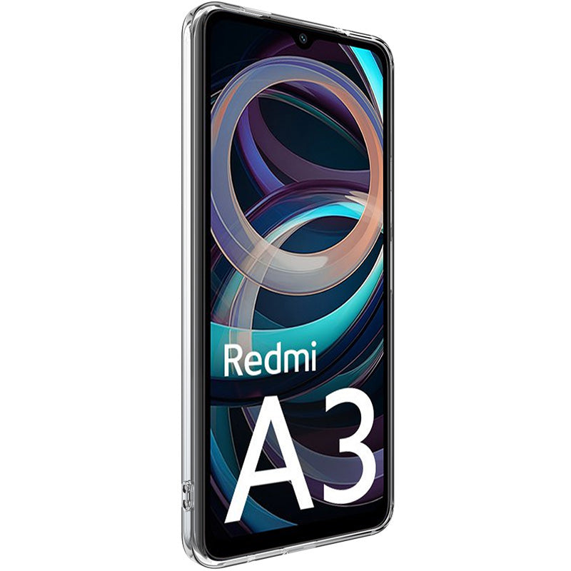 IMAK UX-5 Series For Xiaomi Redmi A3 / Poco C61 4G Case Slim Fit Crystal Clear TPU Phone Cover IMAK UX-5 Series For Xiaomi Redmi A3 / Poco C61 4G Case Slim Fit Crystal Clear TPU Phone Cover